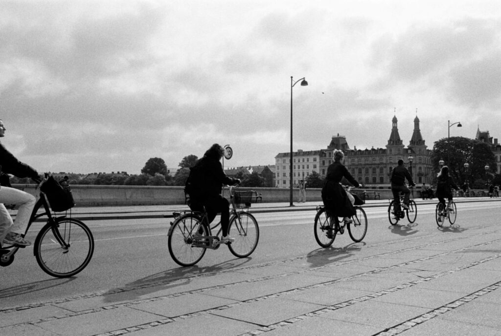 cyclistes à Copenhague